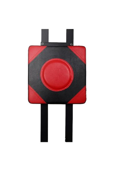 OEM Wall Mounted Punching Pad, PU Leather, Dense Foam, Red/Black, 30 x 30 x 10 cm