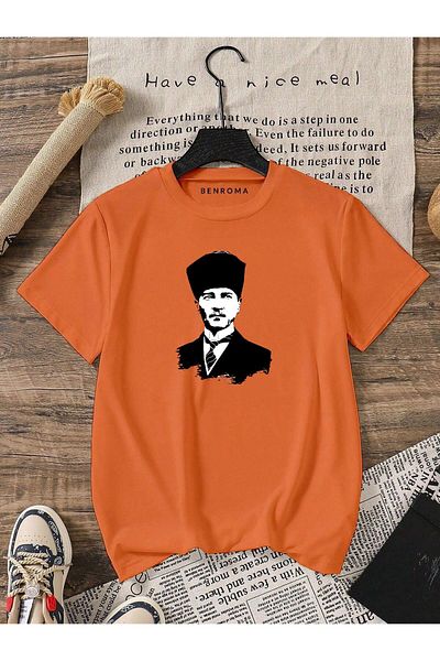 BENROMA Atatürk Printed Oversized Unisex T-Shirt