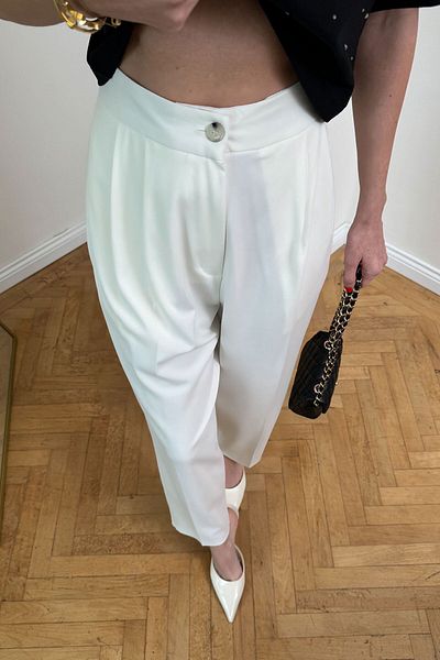 MAGARDE Fabric Carrot Pants