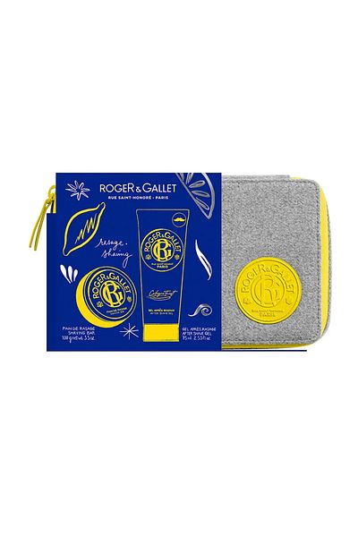 Roger&Gallet Set Shaving soap 100 g + After-shave gel 75 ml, Roger & Gallet Cologne Twist Kit