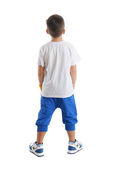 Denokids Set tricou și pantaloni scurți Capri Surf Fox pentru băieți