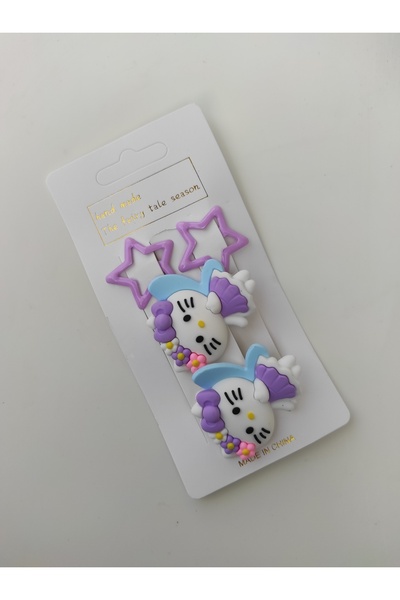MutluBiDünya Kız Çocuk Hello Kitty Toka Seti
