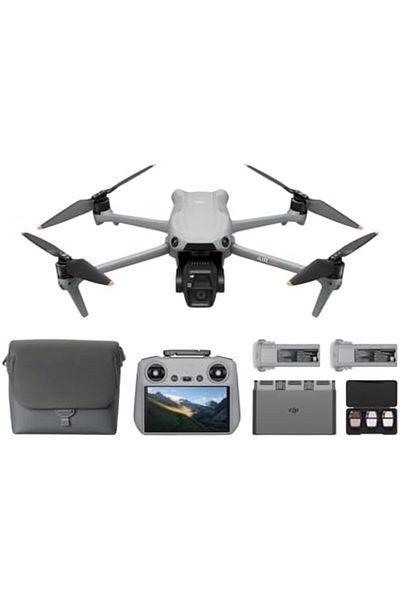 DJI Air 3S Fly More Combo (RC 2 remote control with screen), 1 inch CMOS wide-angle drone and telephoto