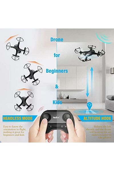 Cesiro Mini tech rc drone with HD FPV camera RC drone with 2 batteries 2.4GHz remote controlled quadcopter