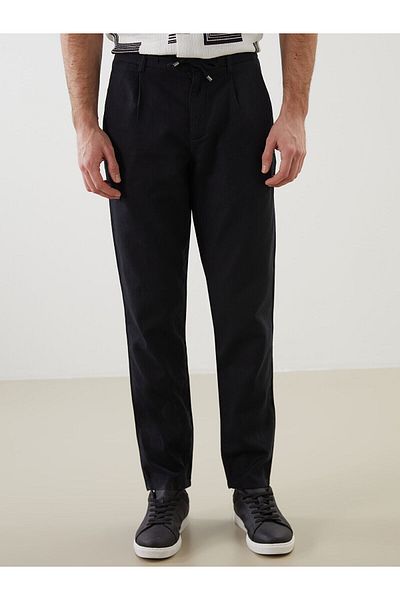 LC Waikiki Ανδρικό παντελόνι Slim Fit Line Blended