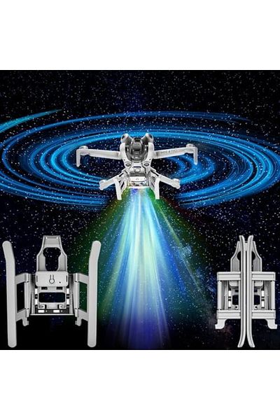 Cesiro Landing Gear for DJI Mini 4 Pro with LED Flash Lights Foldable Leg Protection Kit