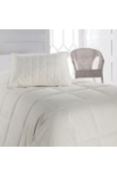 Cotton Box Wool Filled Pillow, 50x70 cm, Ecru