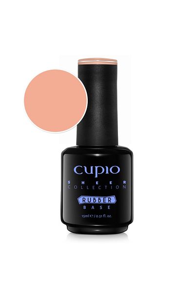 Cupio Rubber Base Sheer Collection - Nude Mirage 15ml