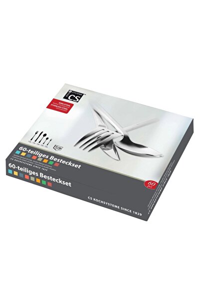 Carl Schmidt Sohn CS Cuxhaven 60-piece cutlery set, stainless steel, 3 mm