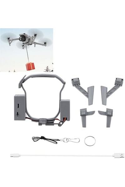 Cesiro LICHIFIT Drone Airdrop System + Landing Gear for DJI Air 3 - Compatible Model, External App