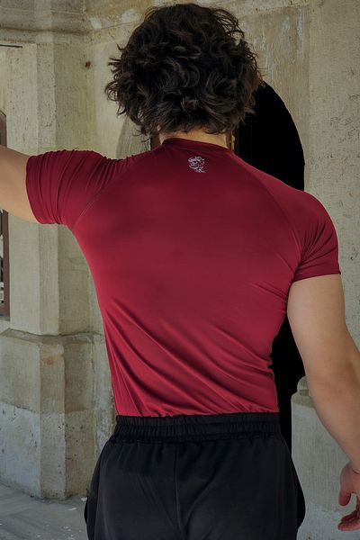 Liber Endoflife - T-shirt συμπίεσης (CLARET RED)