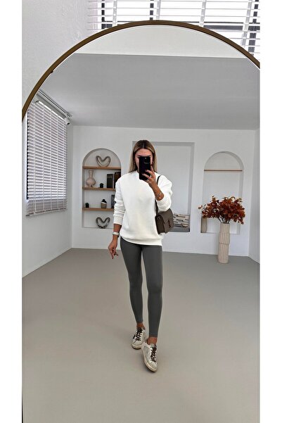 QİMYA BUTİK Γυναικείο φούτερ CHAMAKH Basic 3 κλωστών