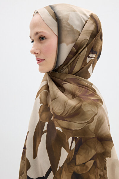 cs camellia scarf Συλλογή Κασκόλ Lotus Soft Shawl - Μπεζ