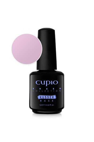 Cupio Rubber Base Sheer Collection - Lilac Veil 15ml