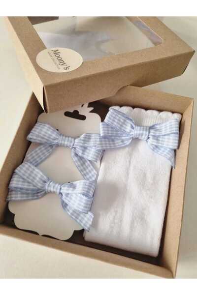 Moonys Socks Collection Подаръчен комплект с чорапи и фиба за коса от специал...