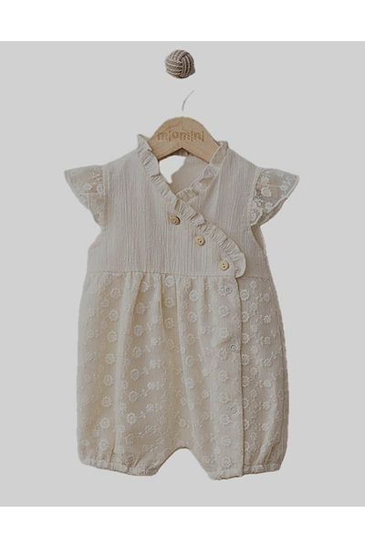 Minidefs Miomini Embroidered Tulle Girl Barbatöz Jumpsuit