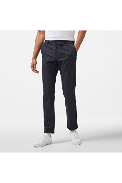 Lacoste Erkek Tapered Fit Chino Lacivert Pantolon