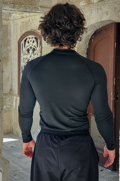 Liber Μακρυμάνικο μπλουζάκι συμπίεσης (ΜΑΥΡΟ)