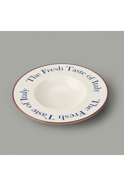 Evidea Kitchen the Fresh Taste Porcelain Pasta Plate - Colorful - 26 cm