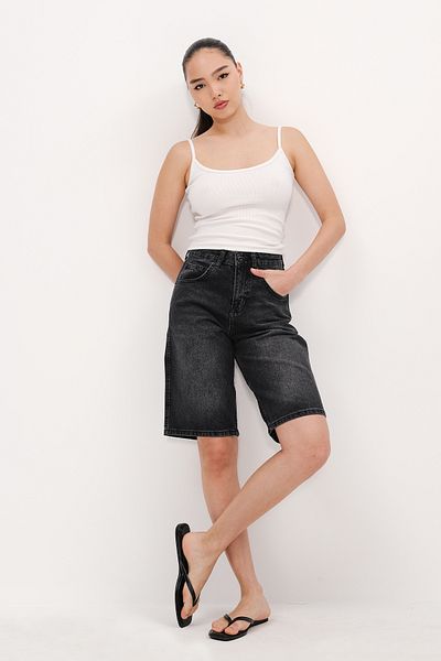 Addax Bermuda Denim Shorts Ş8718-Pnf