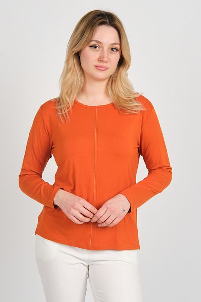 Sistas Women's Front Thin Shiny Stripe Back Ornamental Button Long Sleeve Blouse 3319 Tile