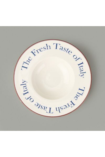 Evidea Kitchen the Fresh Taste Porcelain Pasta Plate - Colorful - 26 cm
