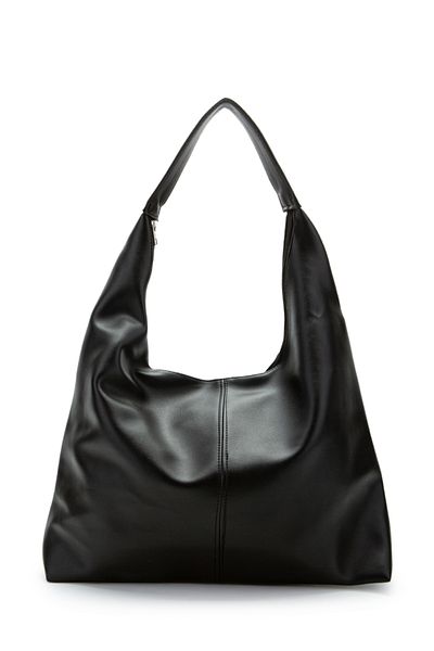minebag Casual Milan Plain Women's Shoulder Bag Black