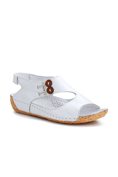 İNZE AYAKKABI Genuine Leather Sandals Model Name: Serena