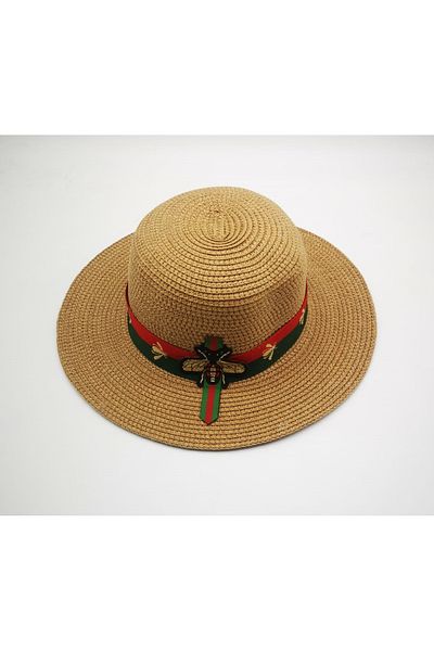 By Piera Children's Brown Straw Hat 8778