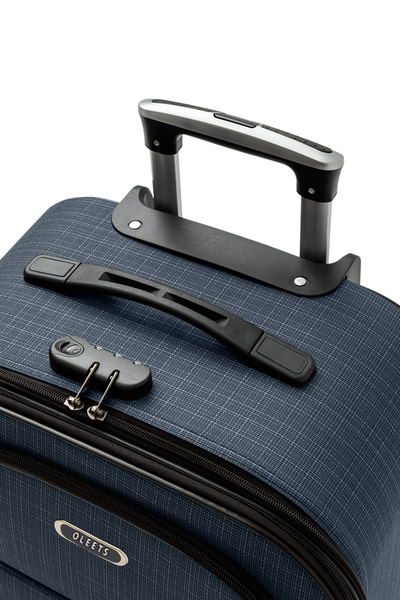 OLEETS 8 Tekerli Su Geçirmez Ultra Kalite Kumaş Orta Boy Valiz