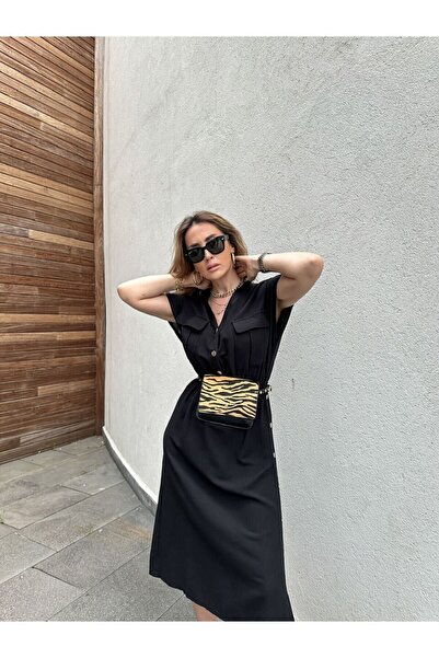 EGZOTİK ASORTİK فستان سفاري سناب نسائي