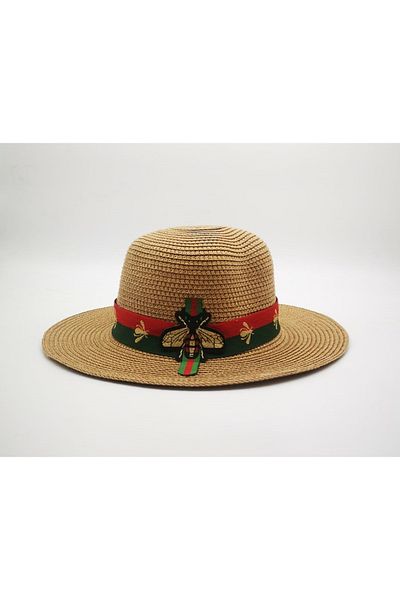 By Piera Children's Brown Straw Hat 8778
