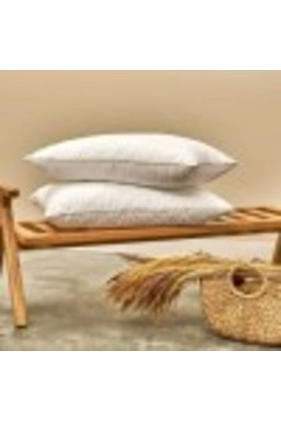 Taç Perna Elegance jacquard microgel 50x70 cm, TAC, alba