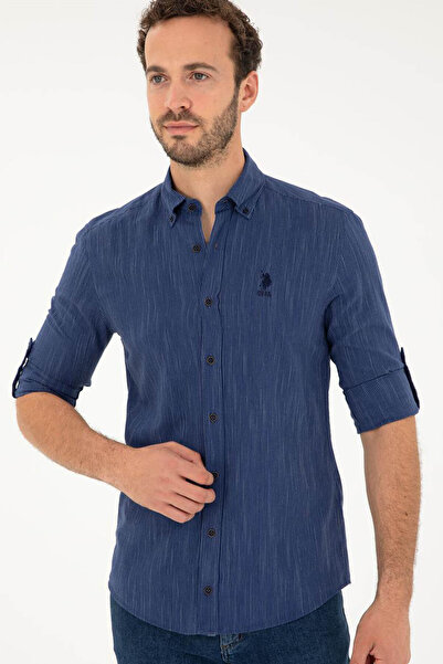 U.S. Polo Assn. U.S. Polo Assn. Lemar Lacivert Erkek Gömlek 1838239