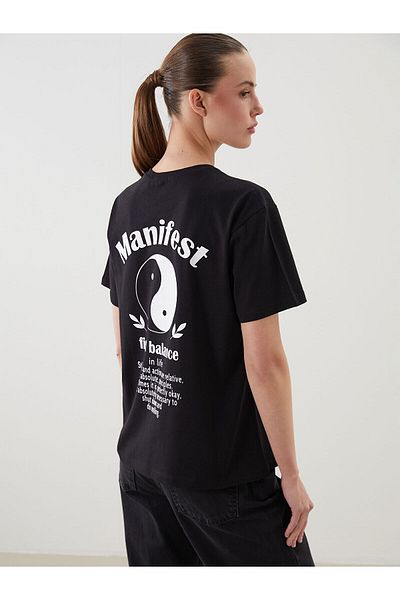 LC Waikiki Crew Neck Printed Women's T-Shirt