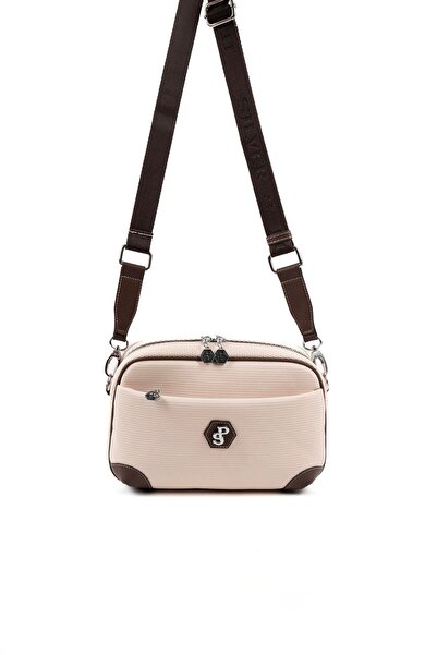 Silver Polo Bej - Kahve SP1094 Kadın Çapraz Çanta