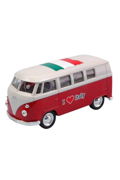 JPT Volkswagen bus t1 model *i Love italy* red/white 1/34