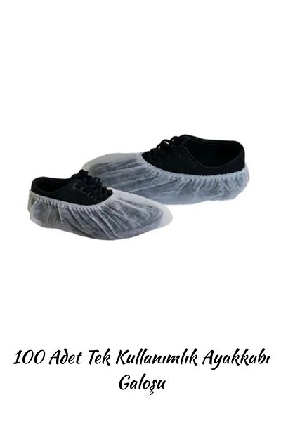 DR.RAİN 100 Pieces Disposable White Shoe Covers