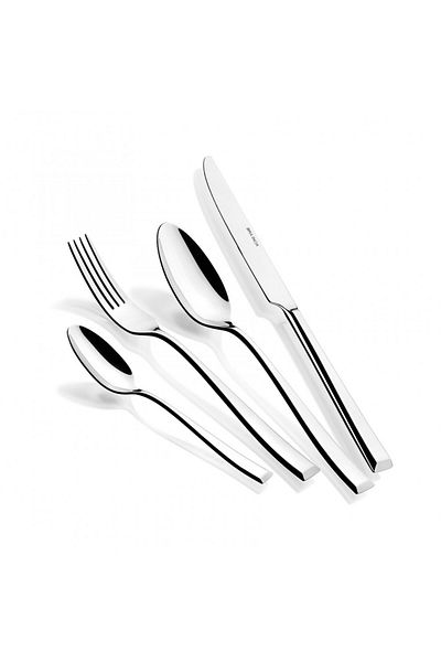 Bra Etna 24-piece Cutlery Set, 18/10 Stainless Steel, 3.5 Mm