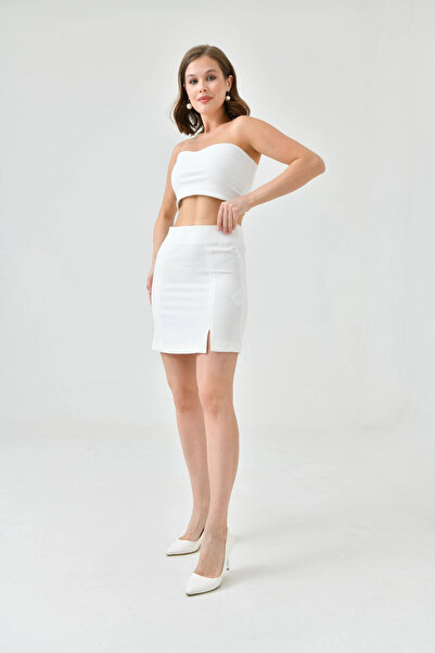 Park Karon Жіноча коротка спідниця з розрізом спереду