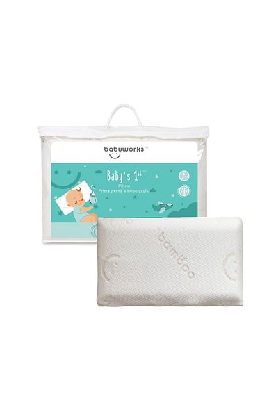 Baby Works Prima perna a bebelusului Baby Works Soft’n Comfy 40x23 cm, 3 luni+