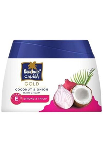 Parachute Gold Nourishing Coconut and Onion Cream for Strong and Thick Hair, 140 ml