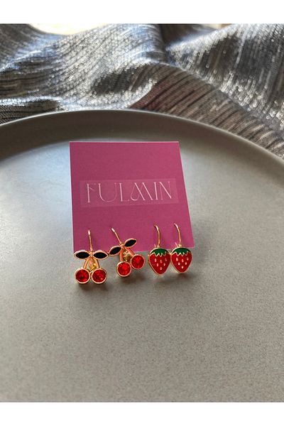 Fulmin أقراط الأطفال الثنائية