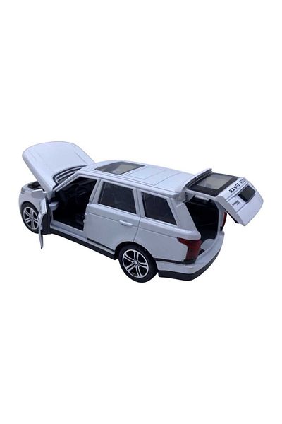 JPT White Range Rover replica metal model with lights and sound