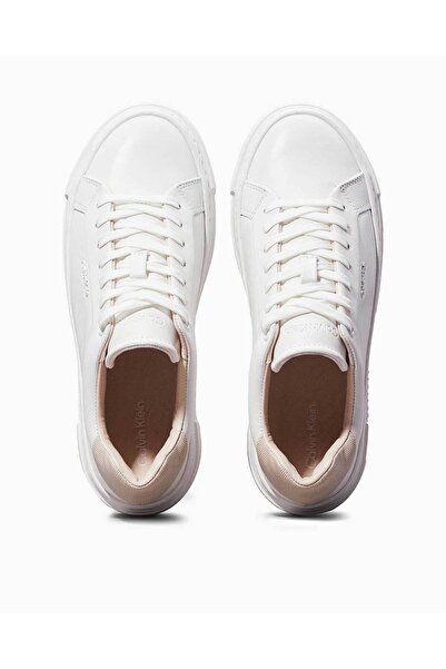 Calvin Klein Ff Cupsole Lace Up W/ml Lth Kadın Sneaker