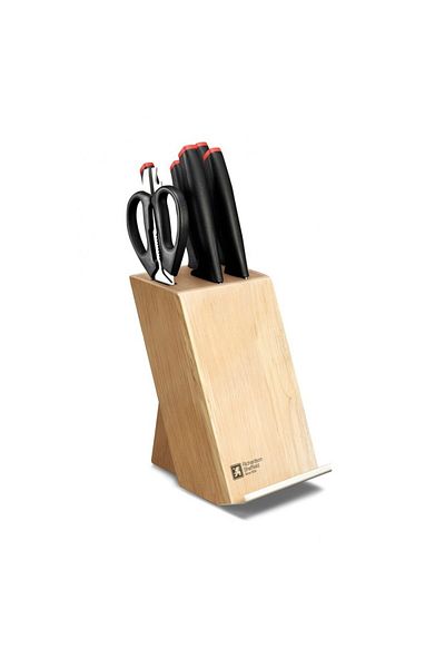 RICHARDSON SHEFFİELD Richardson Sheffield Laser knife set, wooden stand, 5 serrated knives, universal scissors