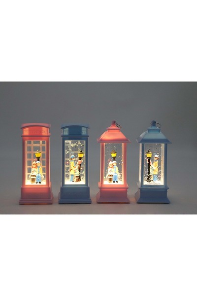 Store Kış Masalı Işıklı Kar Küresi