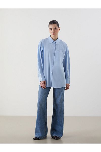 LC Waikiki Embroidered Poplin Women's Shirt Tunic