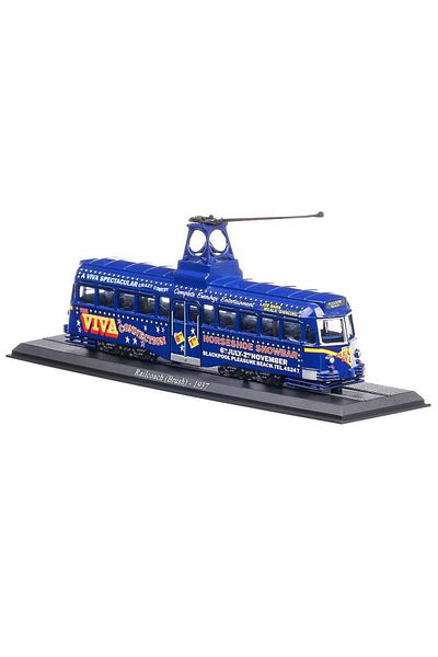 JPT Model 1937 Brush railcoach tram, blue 1/72