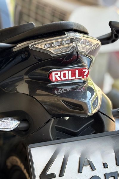 Banxtre Autocolant de culoare albă cu rol scris pentru motor (8CMx1CM)